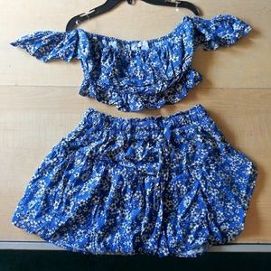 2 Piece Floral Outfit